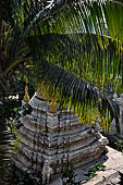 Myanmar - Sagaing, Shwe-kyet-kay a pagoda on a steep bank of the River close to the two parallel bridges linking Sagaing and Amarapura. 